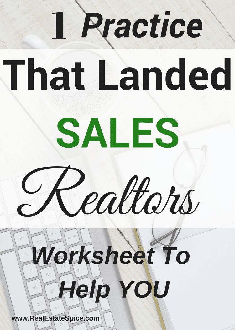 This 1 Practice Landed Me SALES CONSISTENTLY. Worksheet To Help YOU. #Real Estate Marketing #Real Estate Marketing Ideas #Realtor Marketing #Realtor #Real Estate Agent #Real Estate #Marketing #Sales motivation #Sales tips #Real Estate Tools #Realtor Help