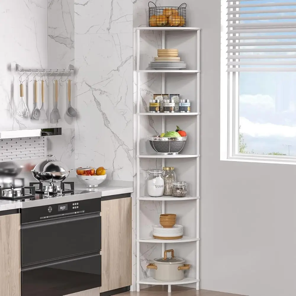 7 tier corner kitchen shelf