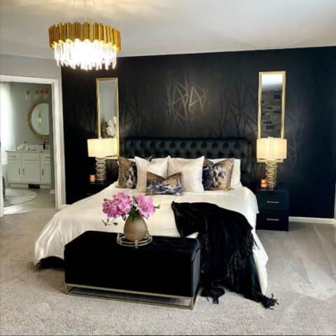 35 Stunning Black Accent Wall Bedroom Ideas and Design Tips