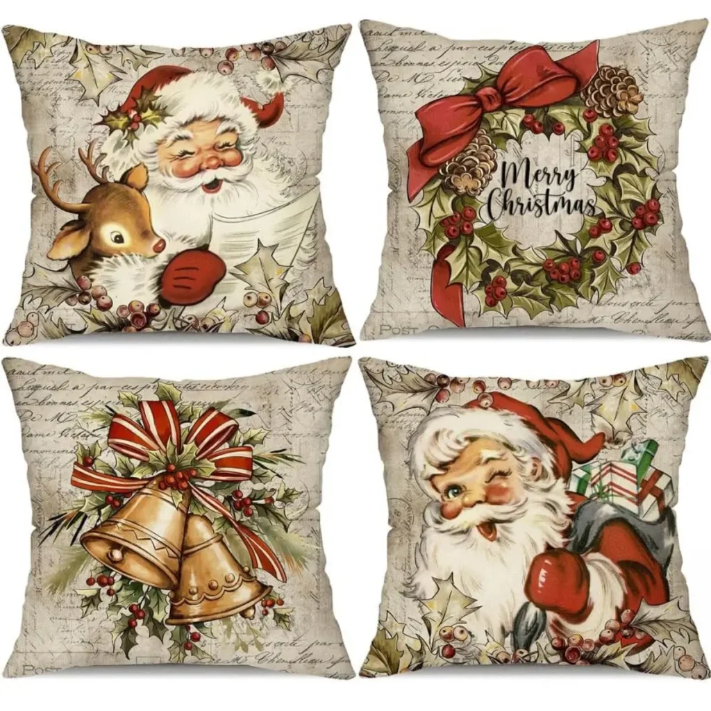 FARMHOUSE CHRISTMAS PILLOW COVERS