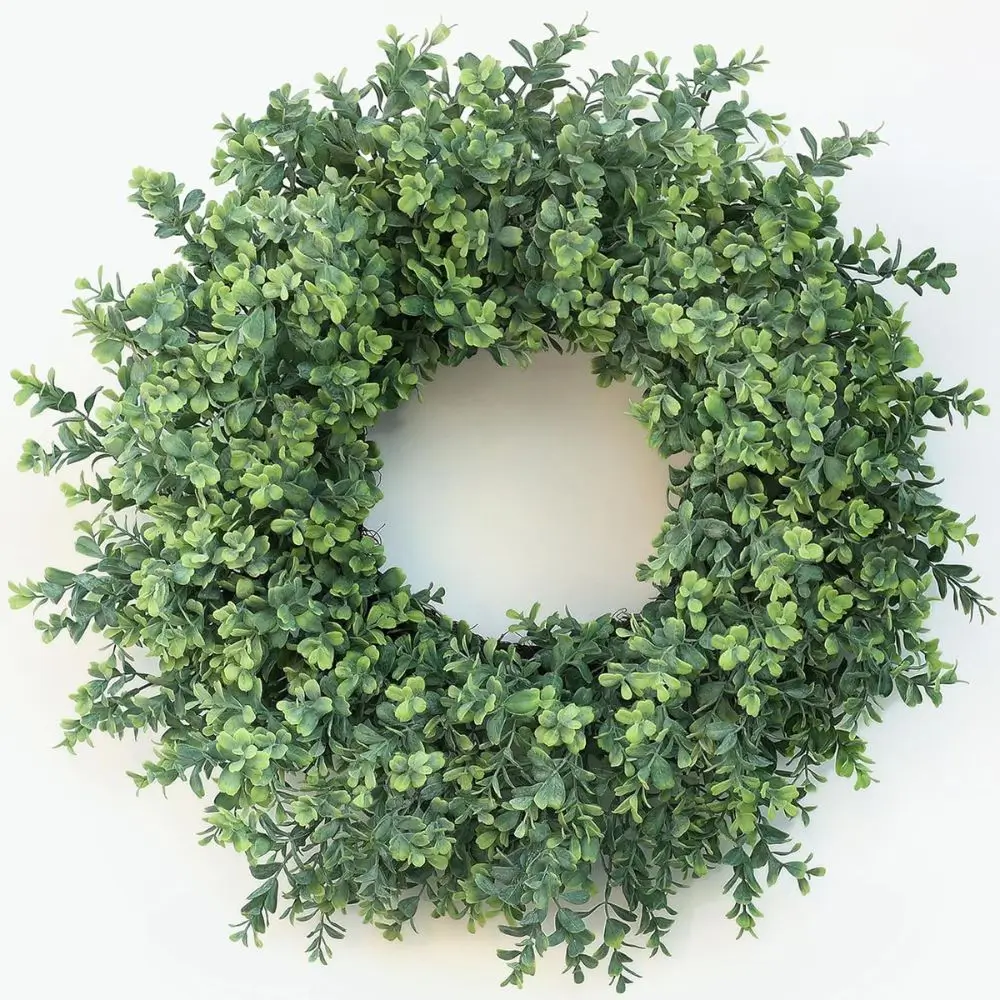 Large Boxwood Wreath for Front Door