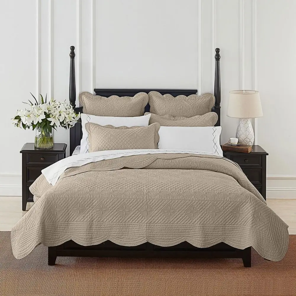 Luxury Pure Cotton Matelasse Quilt