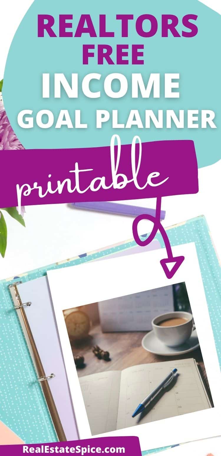 Realtor® Income Goal Planner - FREE Download