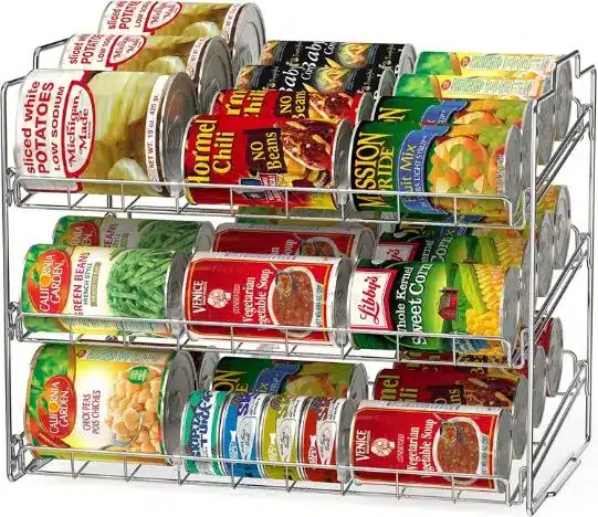 Stackable Can Rack Organizer for Kitchen and Pantry