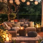 backyard ideas and furniture sets cozy back patio