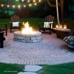 backyard rule of 3 fire pit diy fire pit