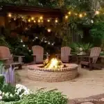 backyard rule of 3 small spaces firepit