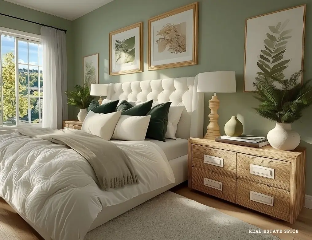 bedroom decor ideas bed with nightstands