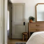 bedroom rule of 3 color painted door