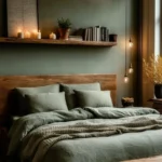 bedroom rule of 3 cozy bedroom shelf with books and personal art