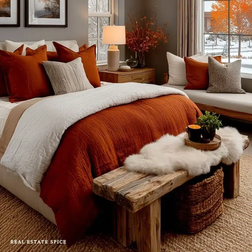 bedroom rule of 3 cozy bedroom with texture