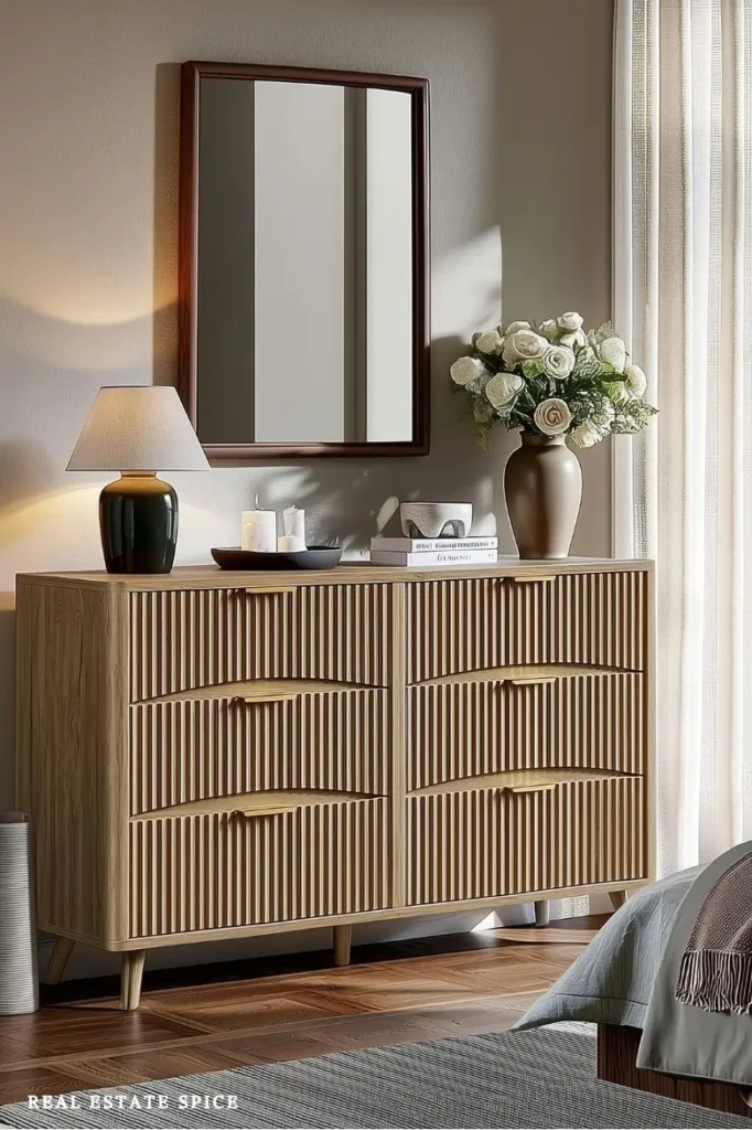 bedroom with bedroom furniture dresser