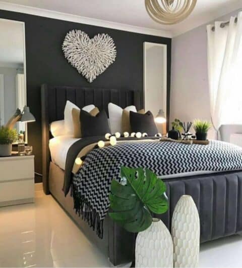 35 Stunning Black Accent Wall Bedroom Ideas and Design Tips