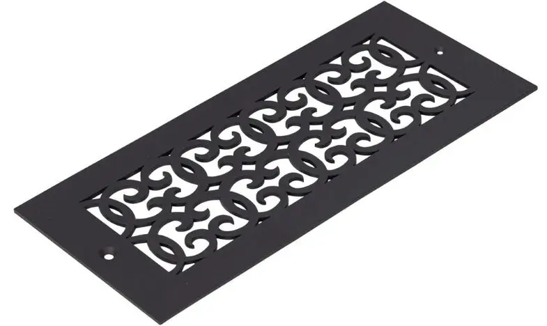 black cast iron air vent