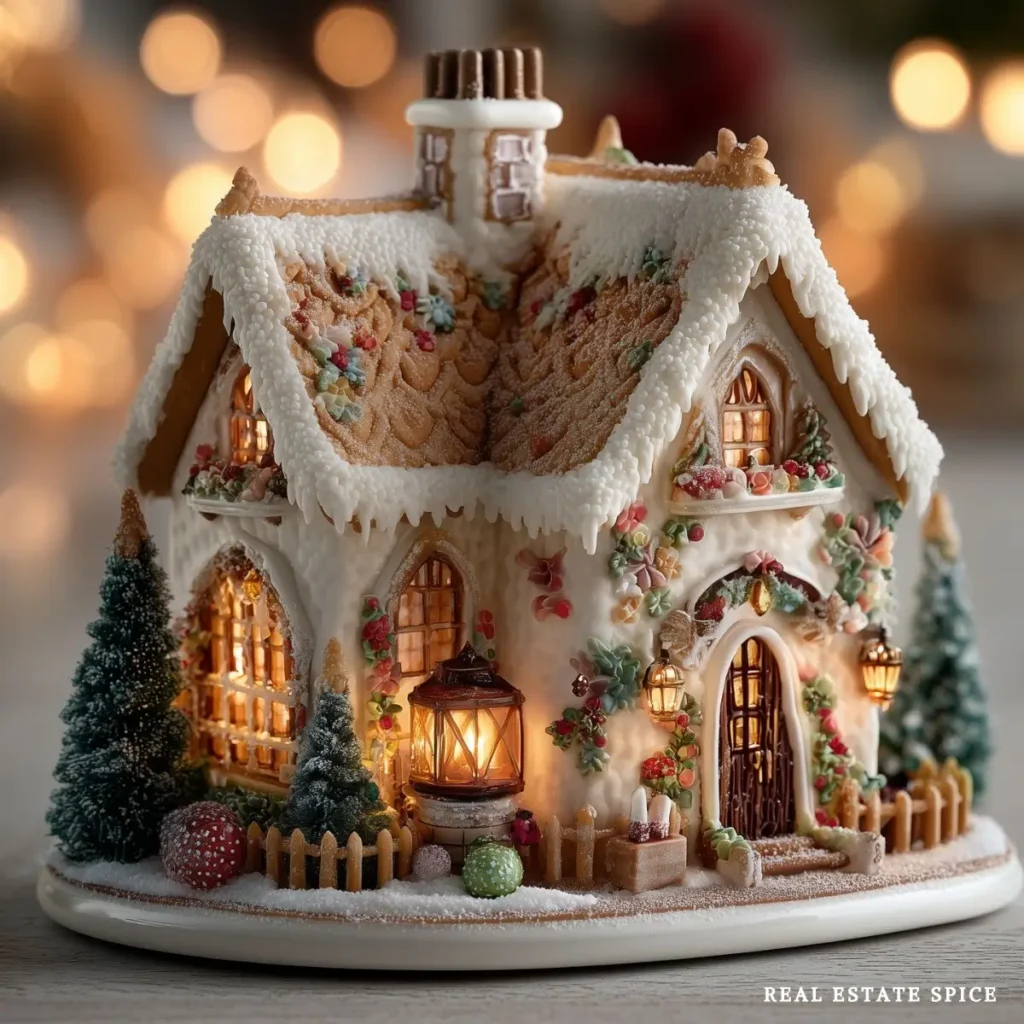 christmas gingerbread house decoration