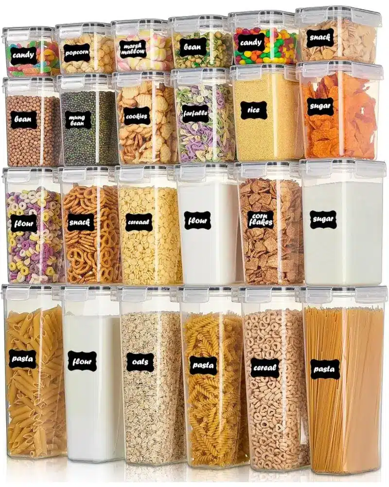 food storage container for kitchen pantry counters