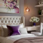guest bedroom with small desk