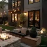 how to create a backyard fire pit oasis low profile seating