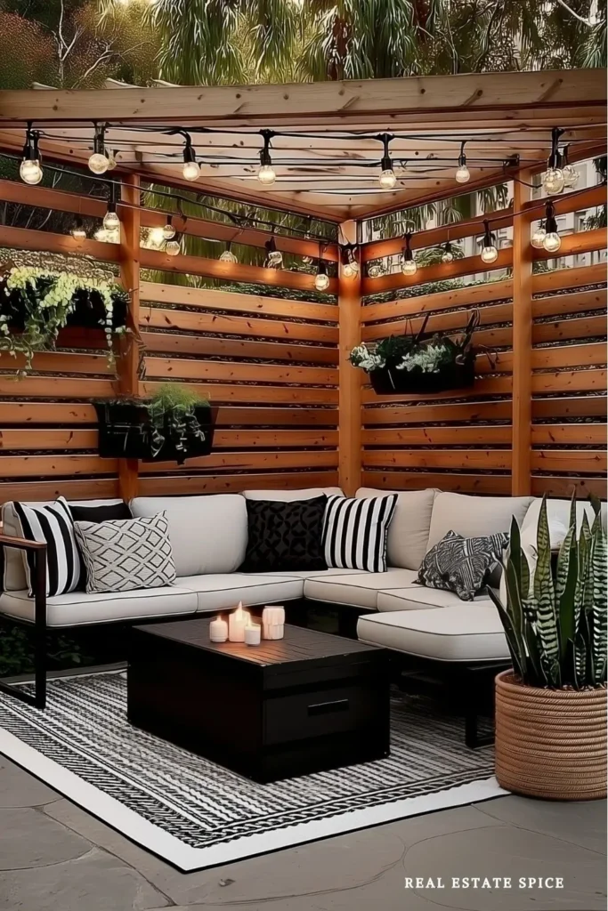 how to create a backyard private oasis privacy panels