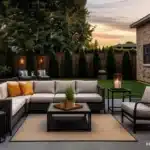 how to create a cozy patio seating area with patio seating outdoor chairs outdoor sectional