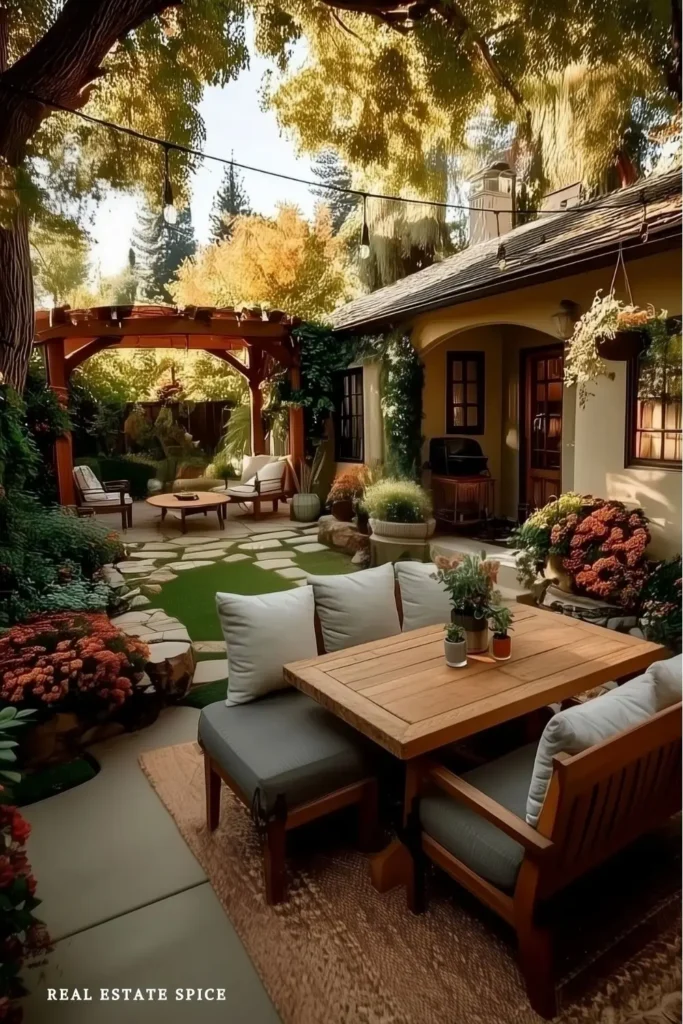 how to create a patio seating area 2 seating area zones