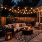 how to create a private patio area fencing next to patio outdoor sofa private setting
