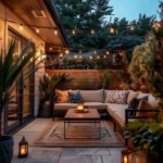 how to create a private patio area small patio