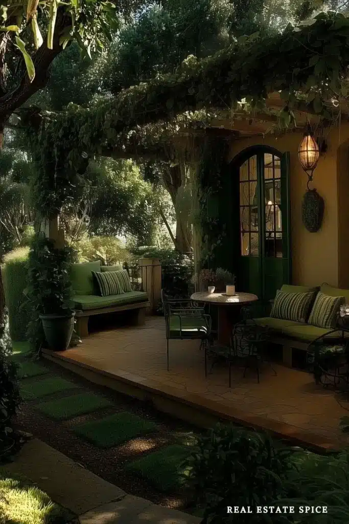 how to make a small backyard feel like a private oasis