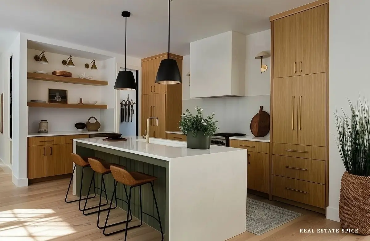 kitchen rule of 3 areas island lighting countertops counter