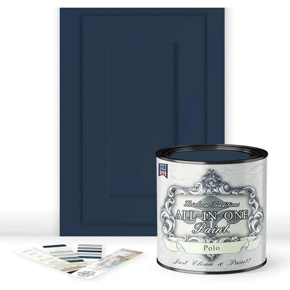 navy blue cabinet paint