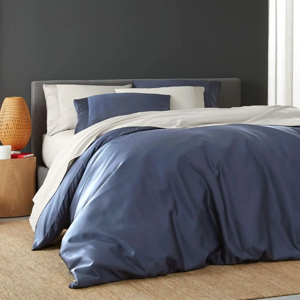 organic bamboo duvet cover and pillow covers
