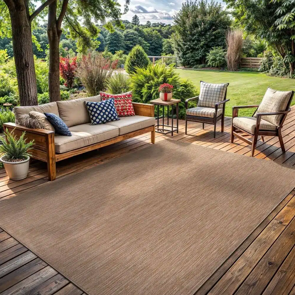 outdoor jute rug