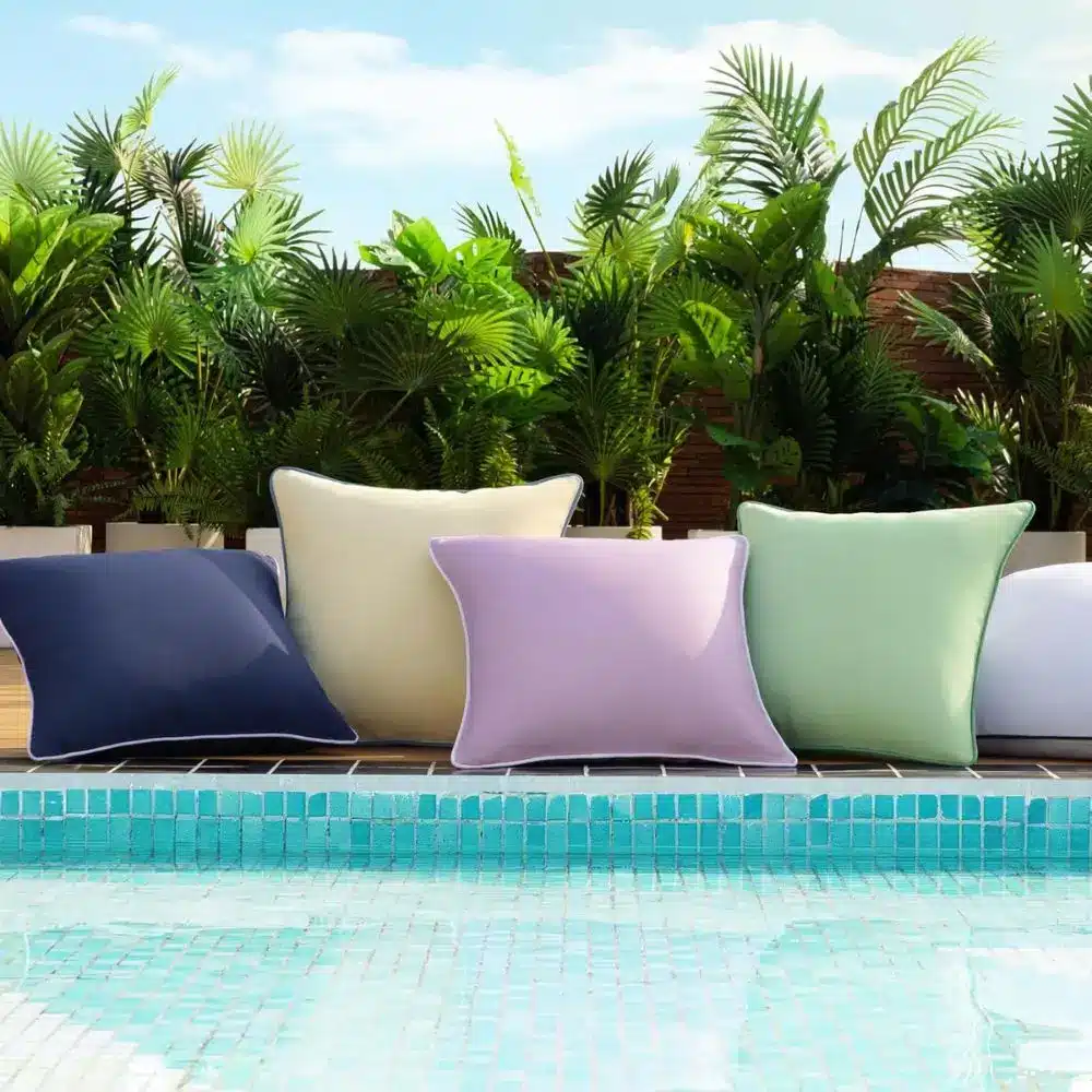 outdoor pillows waterproof shows multiple colors available