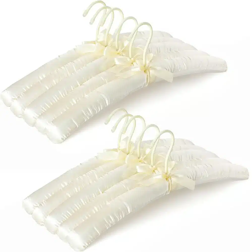 padded satin hangers