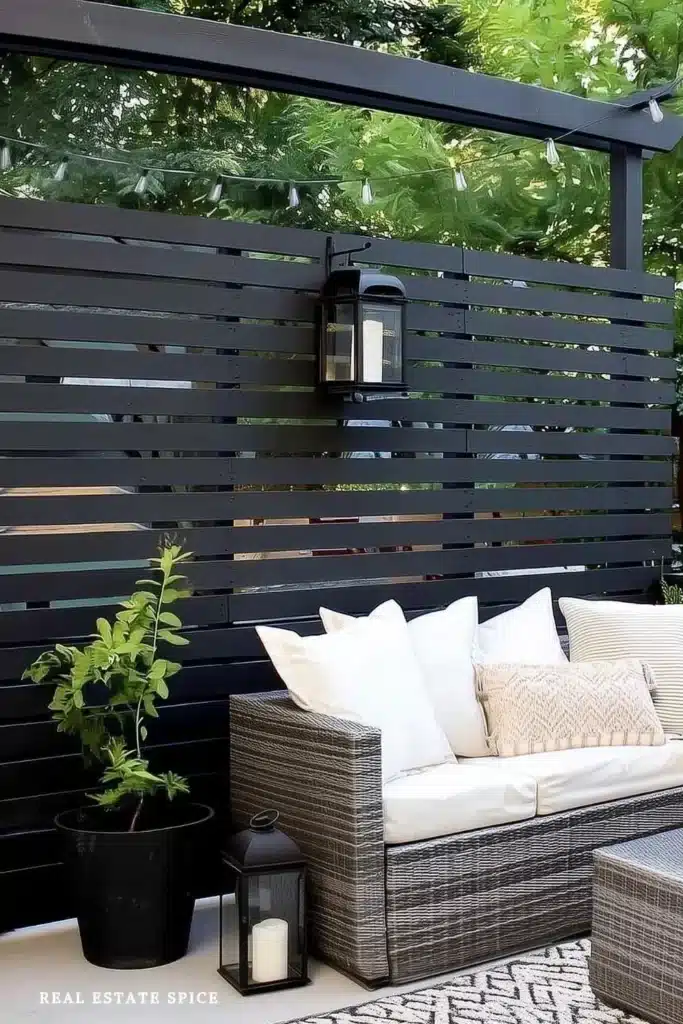 patio rule of 3 privacy patio with privacy screen