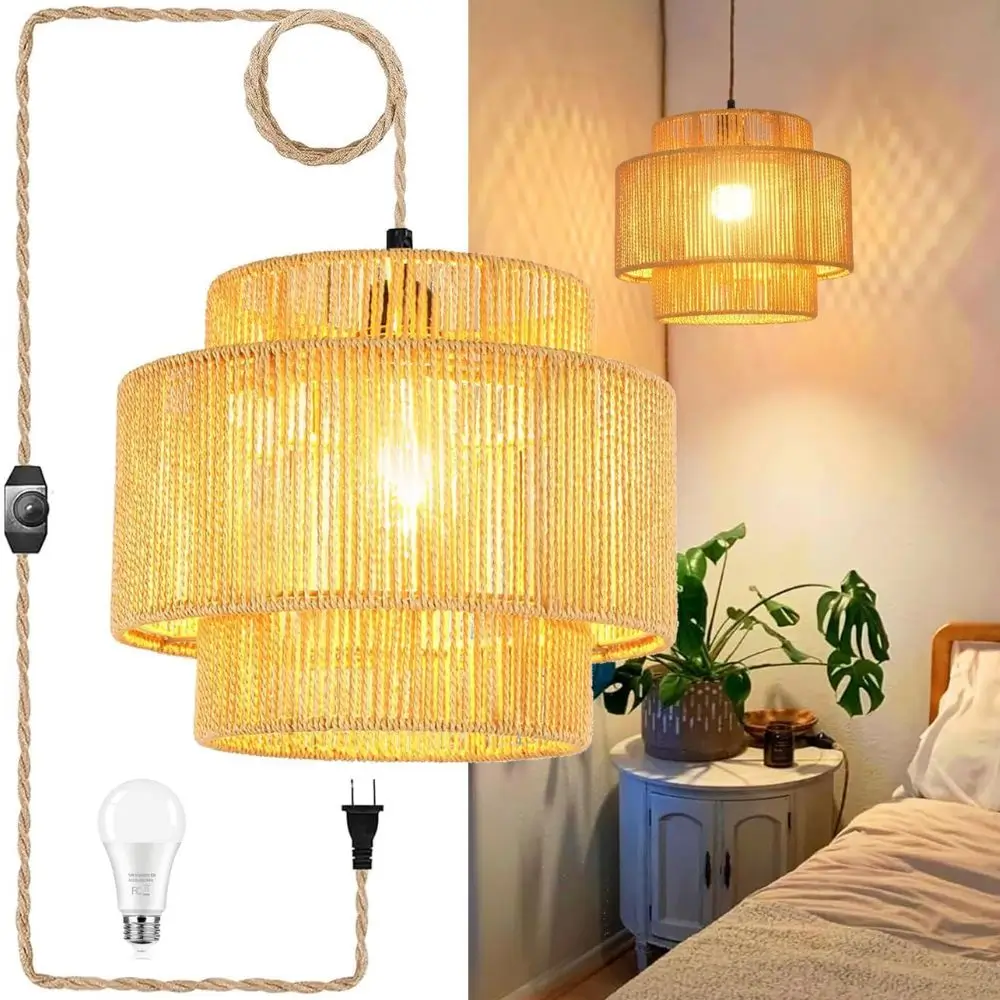 plug in pendant light with dimmer