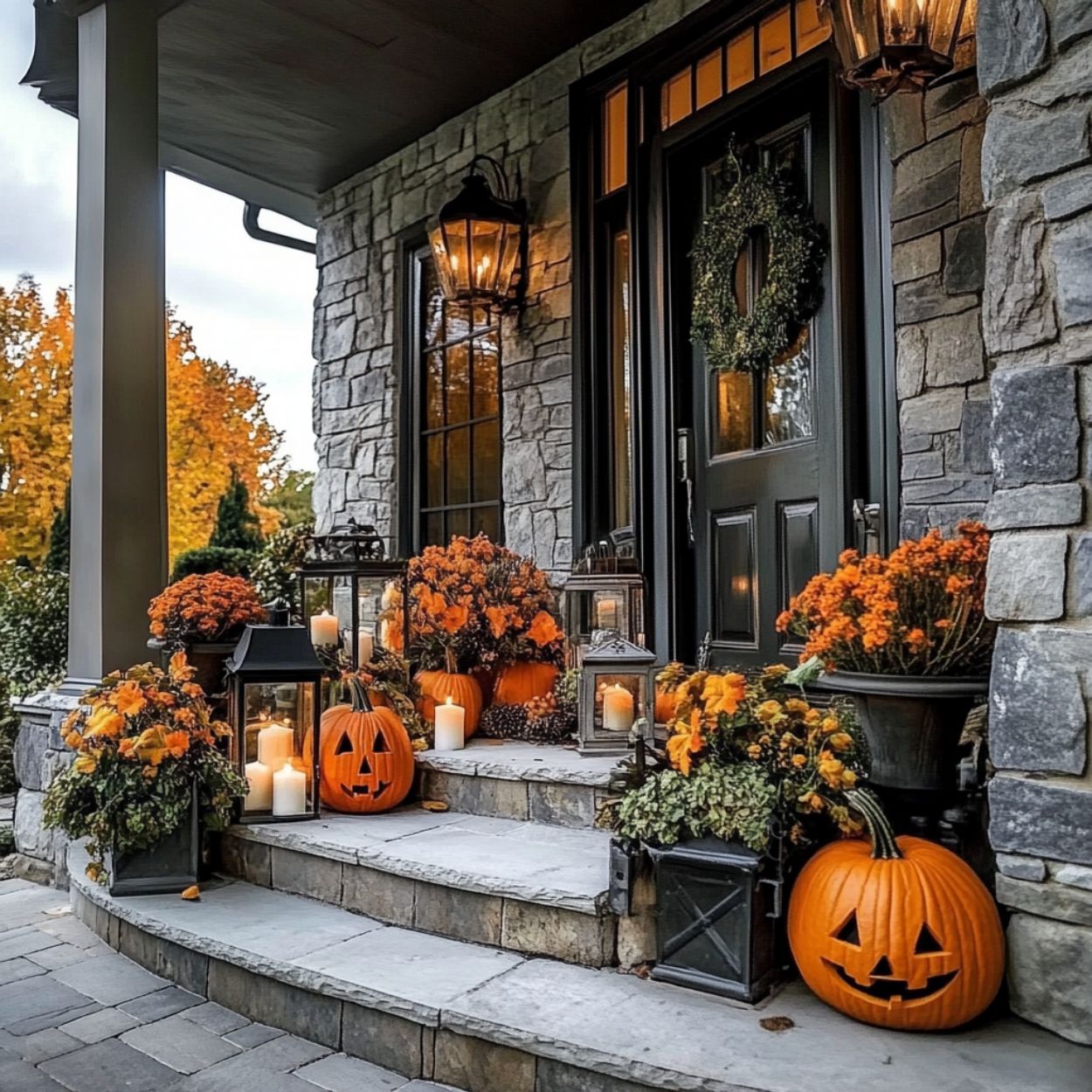 30 Fall Outdoor Decorating Ideas To Create A Stunning Autumn Space