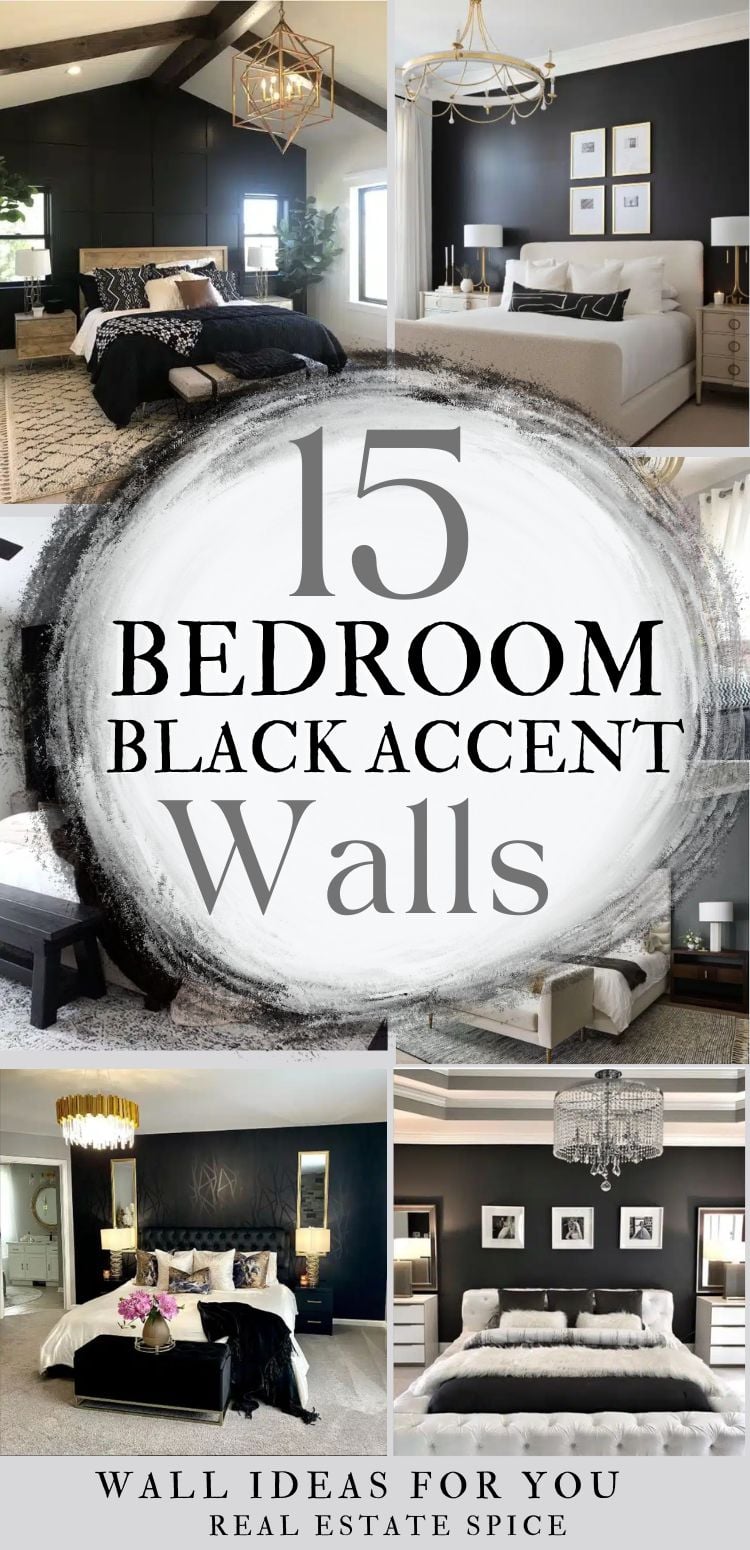 35 Stunning Black Accent Wall Bedroom Ideas and Design Tips