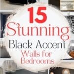 says 15 stunning black accent walls for bedrooms with 6 bedroom black accent wall images and says bedroom decor made easy real estate spice