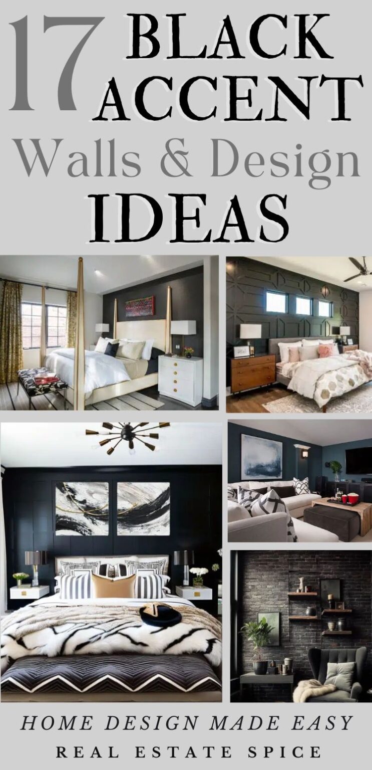 17 STUNNING Black Accent Wall Ideas For Every Room