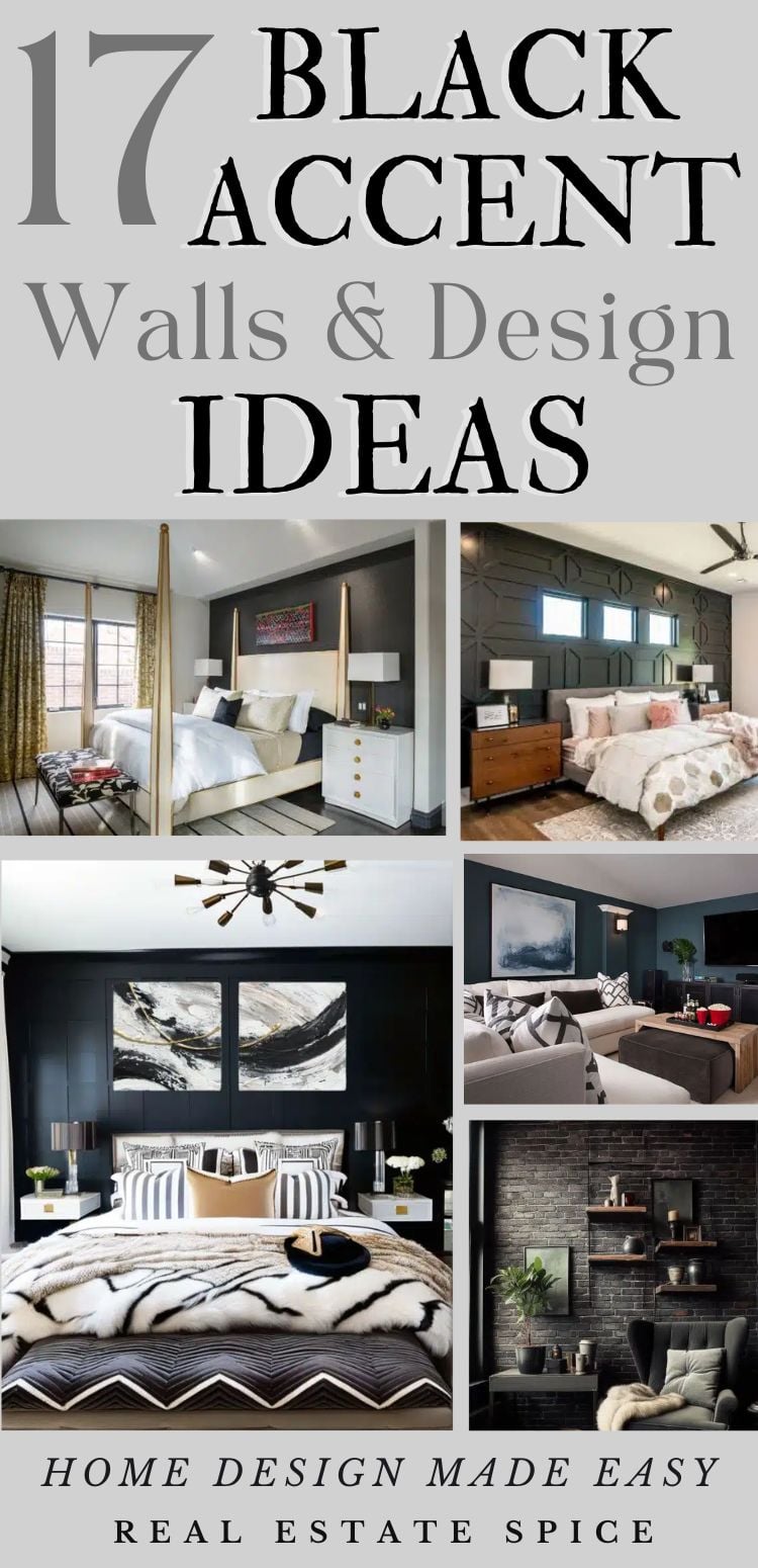 17 STUNNING Black Accent Wall Ideas For Every Room