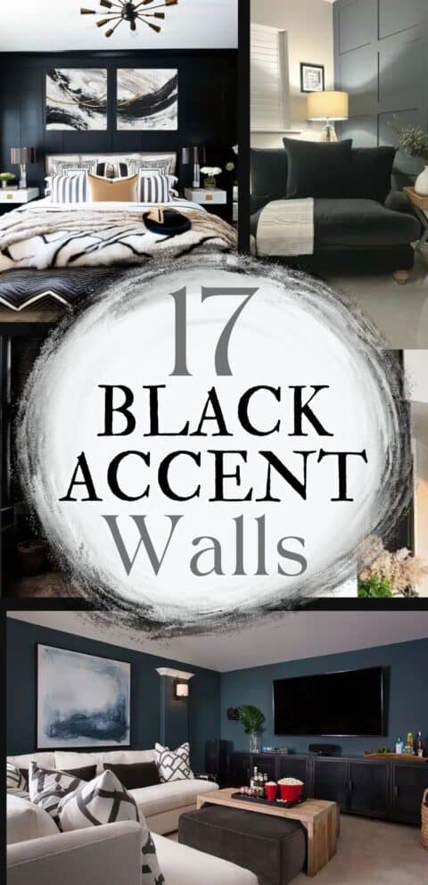 17 STUNNING Black Accent Wall Ideas For Every Room