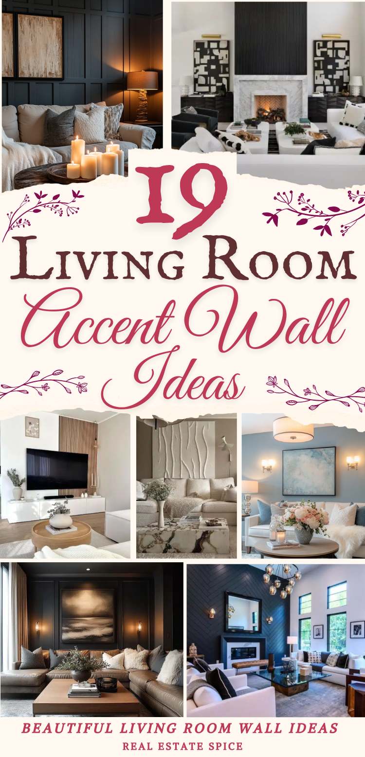 19 LIVING ROOM ACCENT WALLS TO REFRESH YOUR SPACE