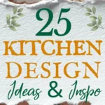 says 25 kitchen design ideas and inspo with 5 photos of kitchens below says Kitchen Design Ideas Updates, Inspo Remodel & Simple Design Tips