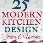 says 25 modern kitchen design ideas and updates with 6 photos of kitchens below says Modern Kitchen Design Ideas & Updates Lighting, Islands, Counters & Styling Tips