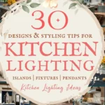 says 30 designs and styling tips for kitchen lighting islands fixtures pendants kitchen lighting ideas with 10 photos of kitchens with lighting below says 30 Kitchen Lighting Ideas & Style Tips | Kitchen Lighting Design, Islands, Fixtures, Over the Sink