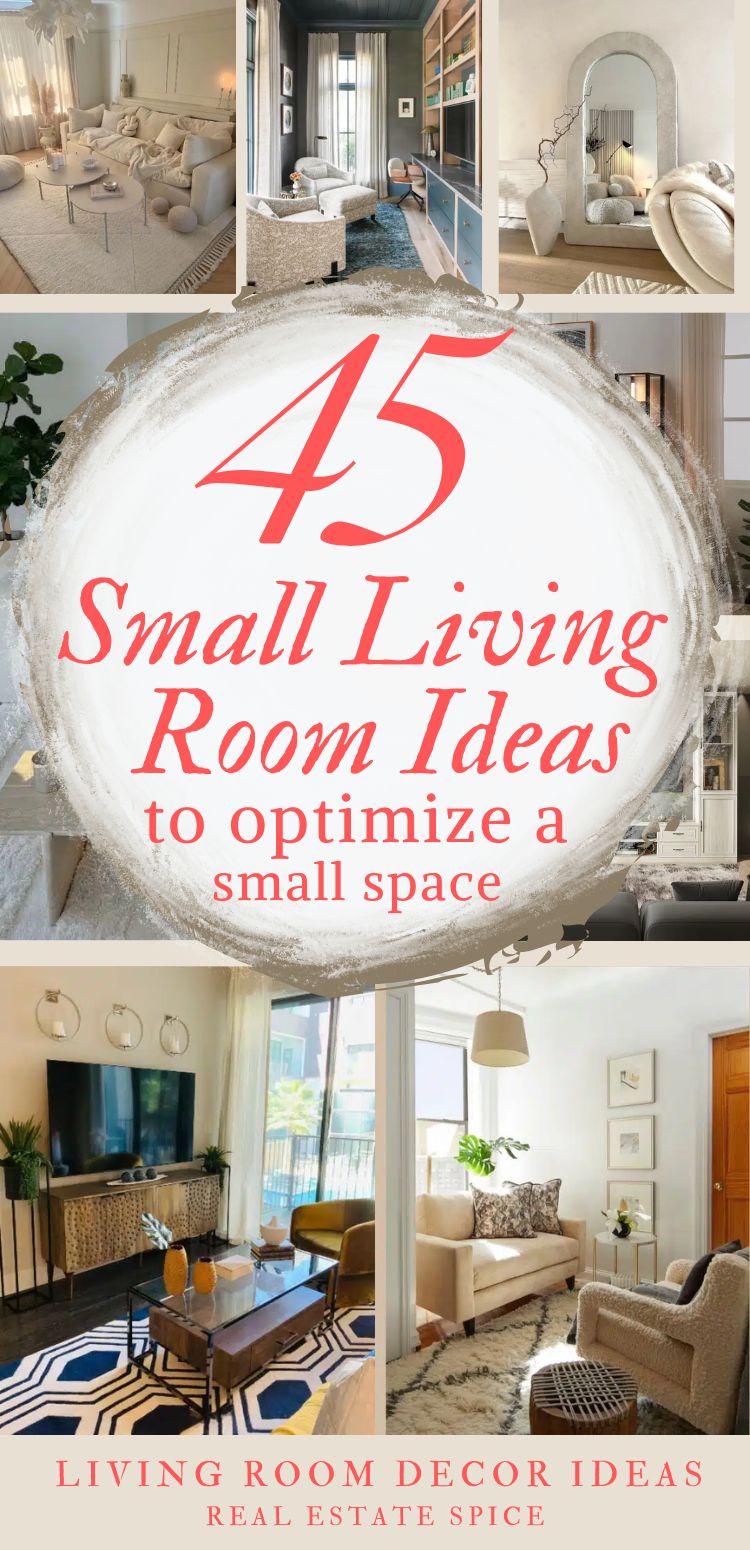 45 Small Living Room Ideas and Designs