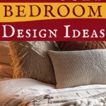 says 50 cozy bedroom design ideas with photo of cozy bed in bedroom