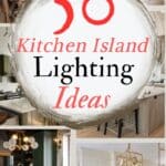 says 50 kitchen island lighting ideas with 5 images of kitchen islands pendants lighting below says kitchen designs for you