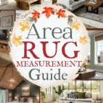 says area rug measurement guide with 6 photos of area rugs living rooms bedrooms below says area rug size measurements the easy guide to get it right